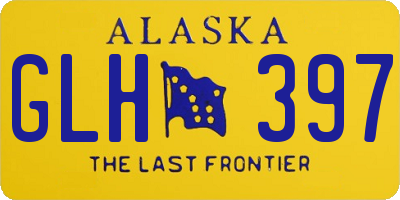 AK license plate GLH397