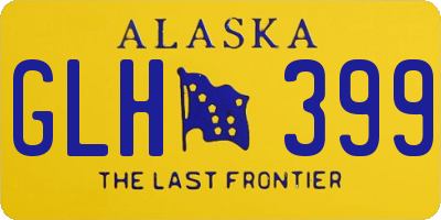 AK license plate GLH399