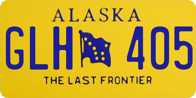 AK license plate GLH405