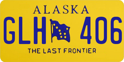 AK license plate GLH406