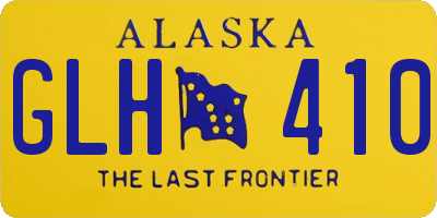 AK license plate GLH410