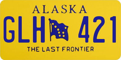 AK license plate GLH421