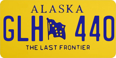 AK license plate GLH440
