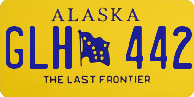 AK license plate GLH442
