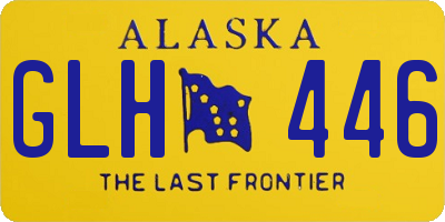 AK license plate GLH446