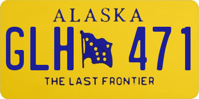 AK license plate GLH471
