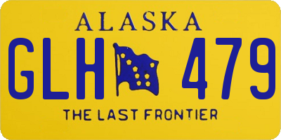 AK license plate GLH479