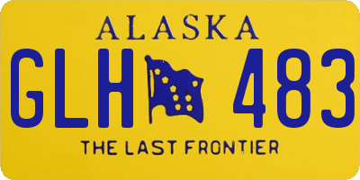 AK license plate GLH483