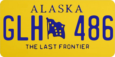 AK license plate GLH486