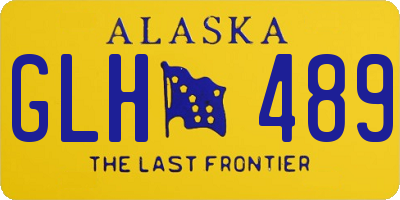 AK license plate GLH489