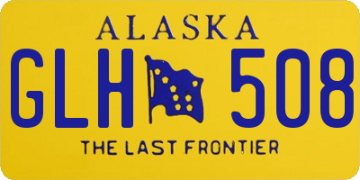 AK license plate GLH508