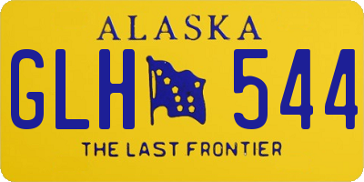 AK license plate GLH544
