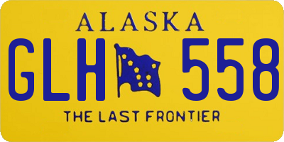 AK license plate GLH558
