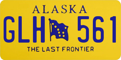 AK license plate GLH561