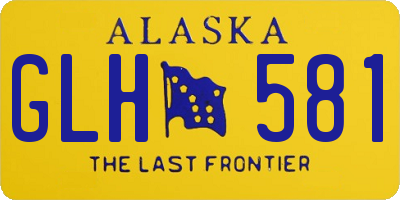 AK license plate GLH581