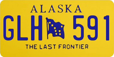 AK license plate GLH591