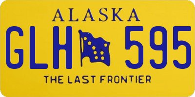 AK license plate GLH595