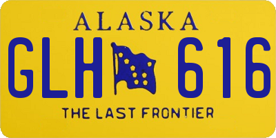 AK license plate GLH616