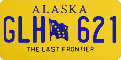 AK license plate GLH621