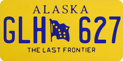 AK license plate GLH627