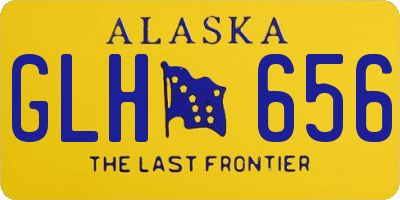 AK license plate GLH656