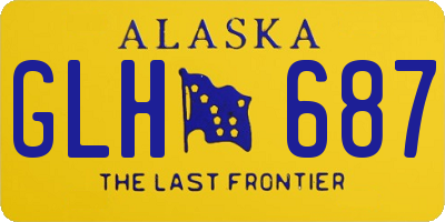 AK license plate GLH687