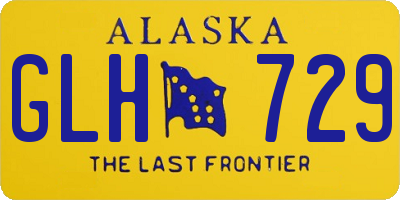 AK license plate GLH729
