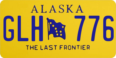 AK license plate GLH776