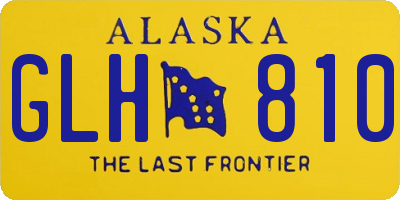 AK license plate GLH810