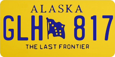 AK license plate GLH817