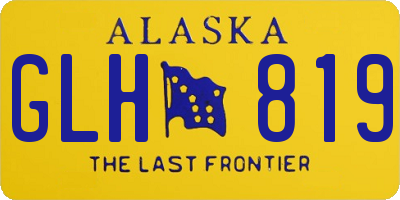 AK license plate GLH819