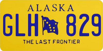 AK license plate GLH829