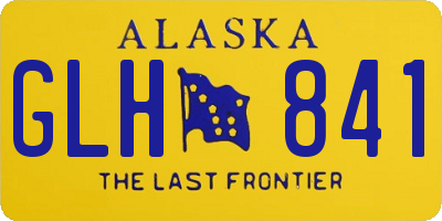 AK license plate GLH841
