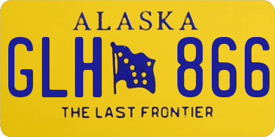 AK license plate GLH866