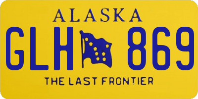 AK license plate GLH869