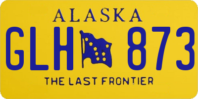 AK license plate GLH873