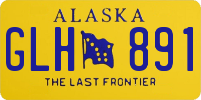 AK license plate GLH891