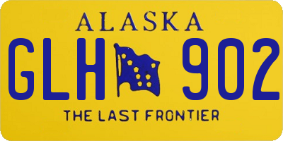 AK license plate GLH902