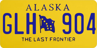AK license plate GLH904