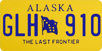 AK license plate GLH910