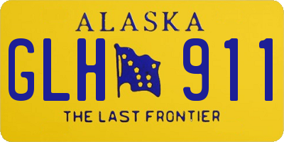 AK license plate GLH911