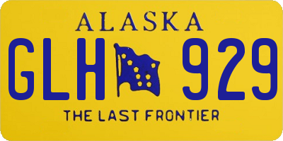 AK license plate GLH929