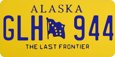 AK license plate GLH944