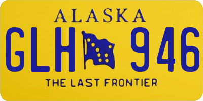AK license plate GLH946