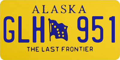 AK license plate GLH951