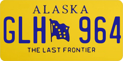 AK license plate GLH964