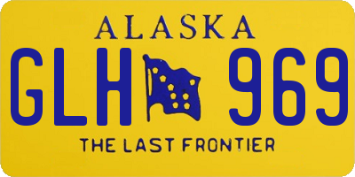 AK license plate GLH969