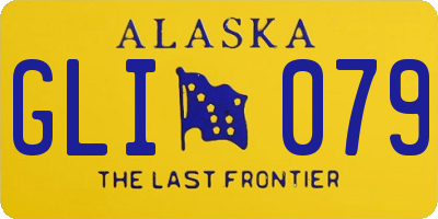 AK license plate GLI079