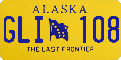 AK license plate GLI108