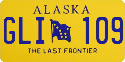 AK license plate GLI109